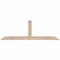 Ekena Millwork Portland Smooth Timber Gable Bracket, Douglas Fir, 60"W x 20"H x 1 1/2"D x 3 1/2"F, 8/12 Pitch GBW060X20X0204POR00SDF - alternate 1
